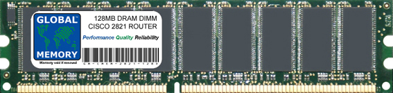 128MB DRAM DIMM MEMORY RAM FOR CISCO 2821 ROUTER (MEM2821-128D)